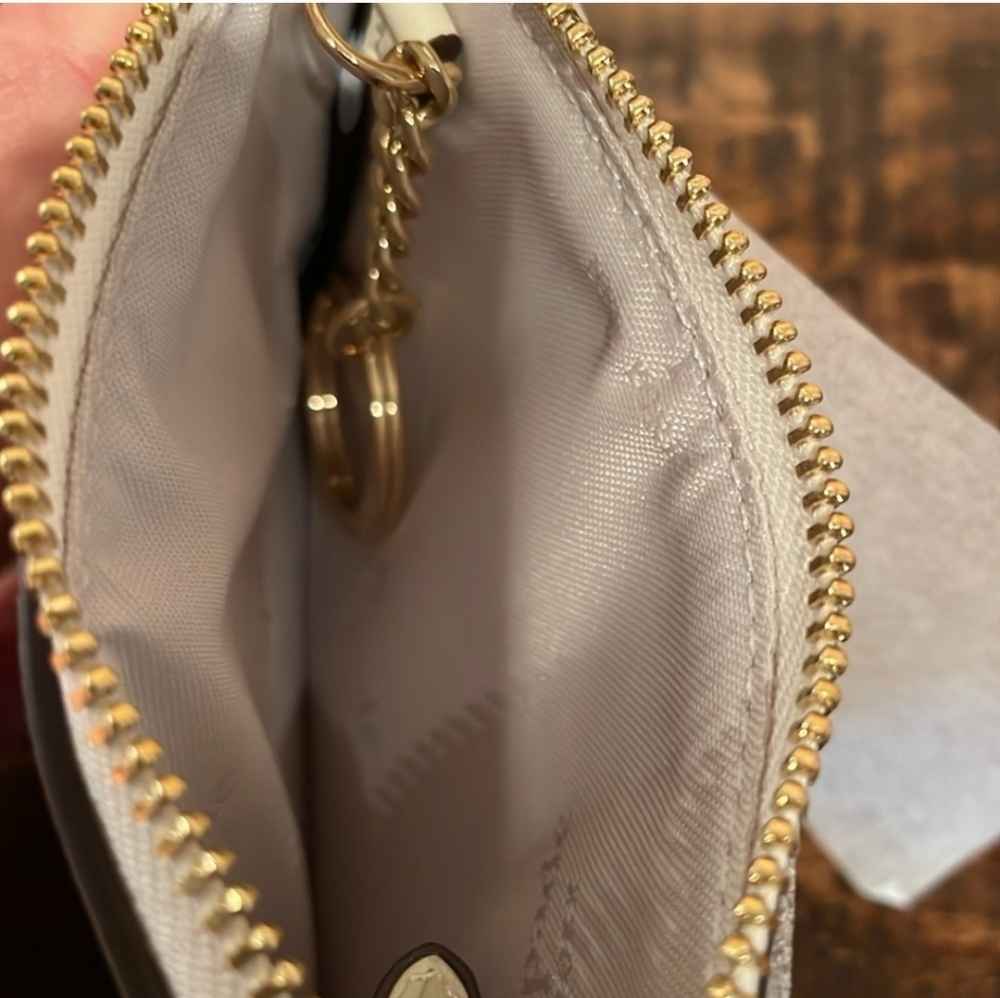 Kate Spade-Cream Floral Cutout Wristlet - Picture 5 of 8